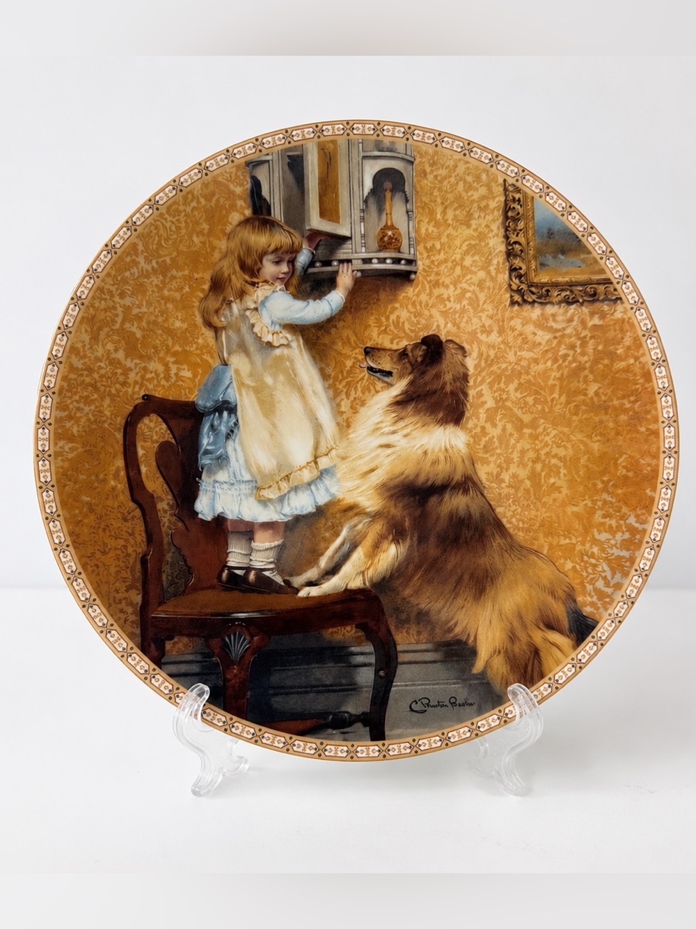 Royal Doulton Say, Please! Victorian Childhood Plate w/ COA